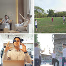 Bola Giratória Voadora  Mini Drone LED UFO